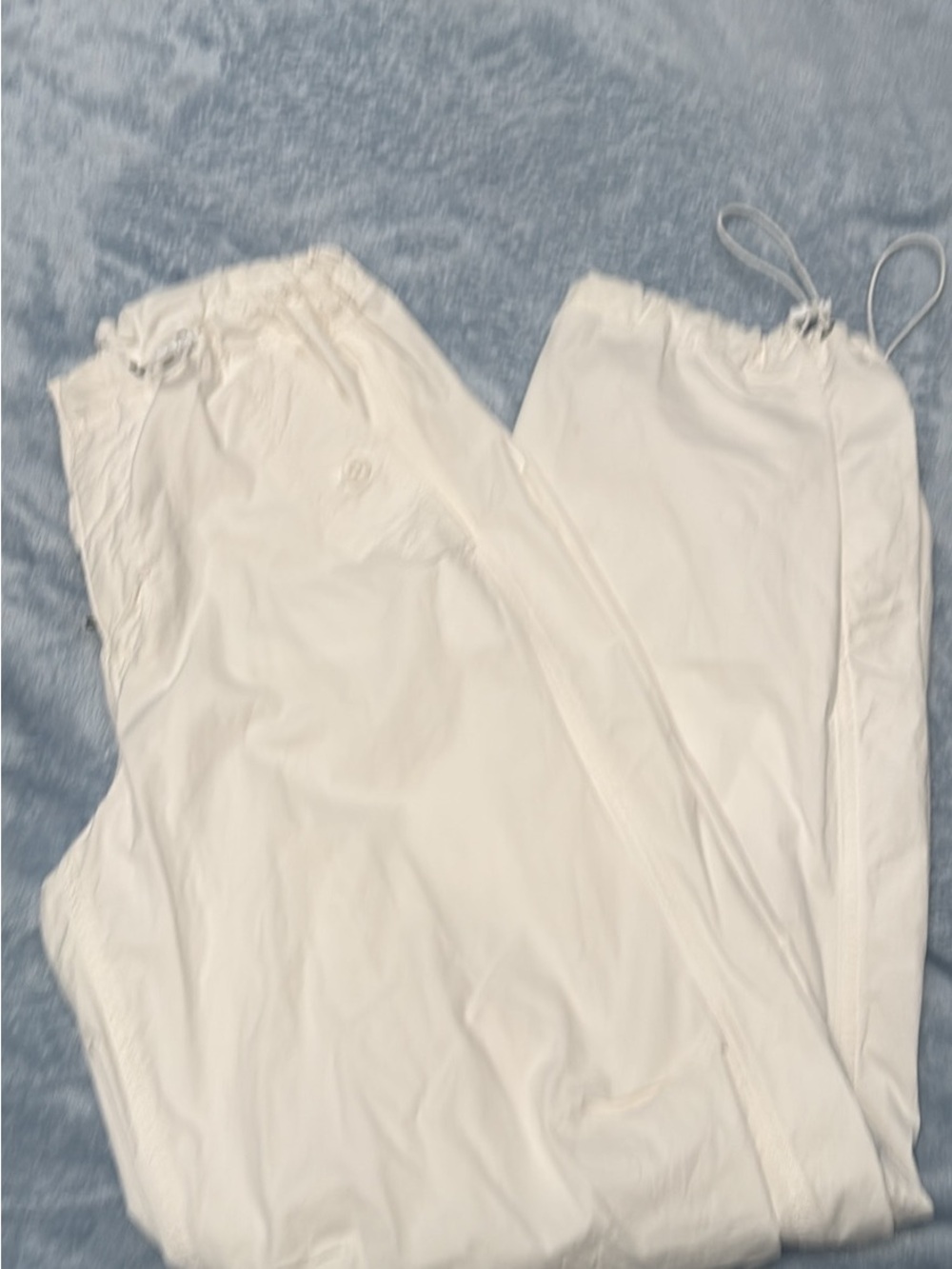 American Eagle Outfitters White Drawstring Pants